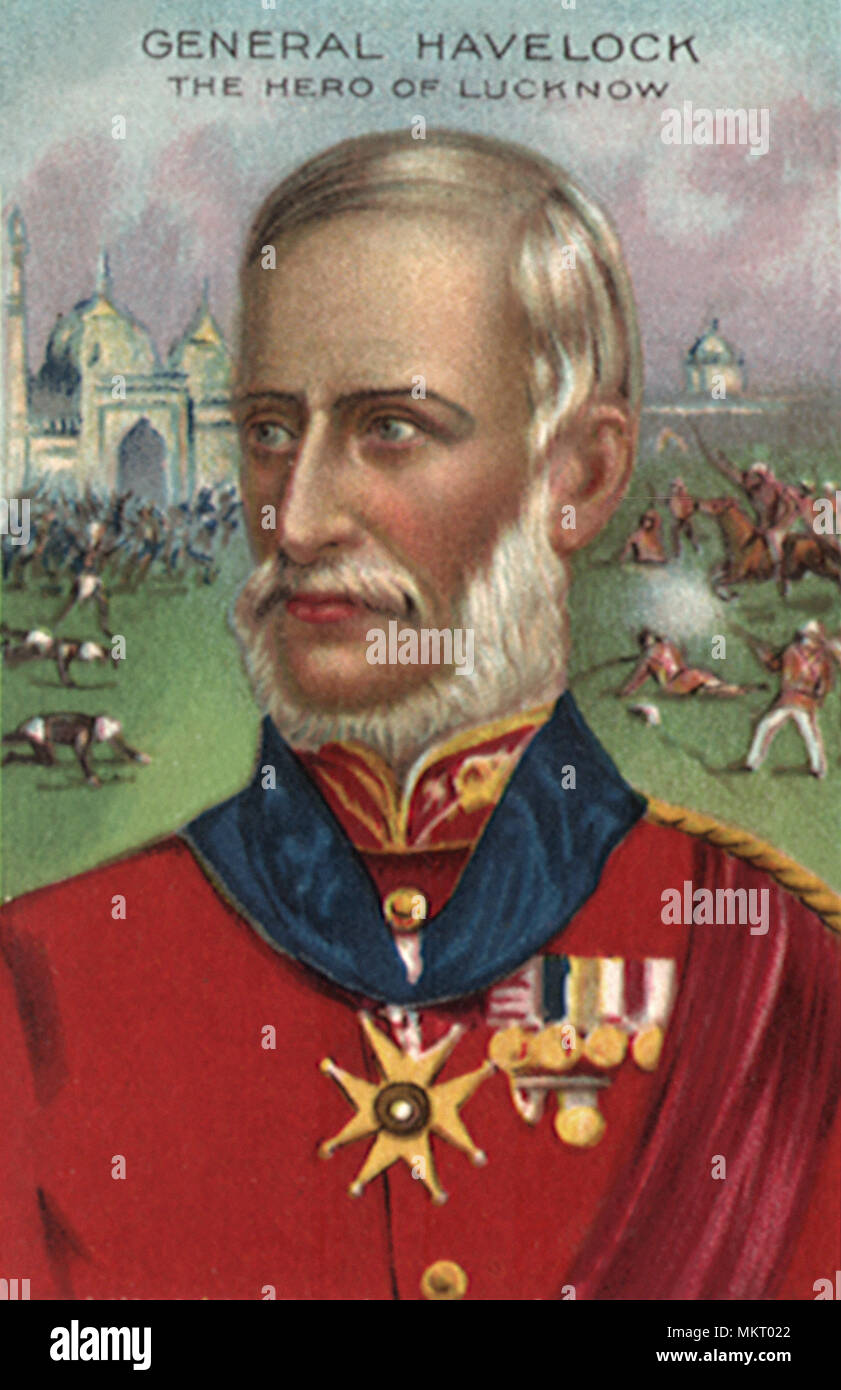 Havelock generale l'eroe di Lucknow Foto Stock