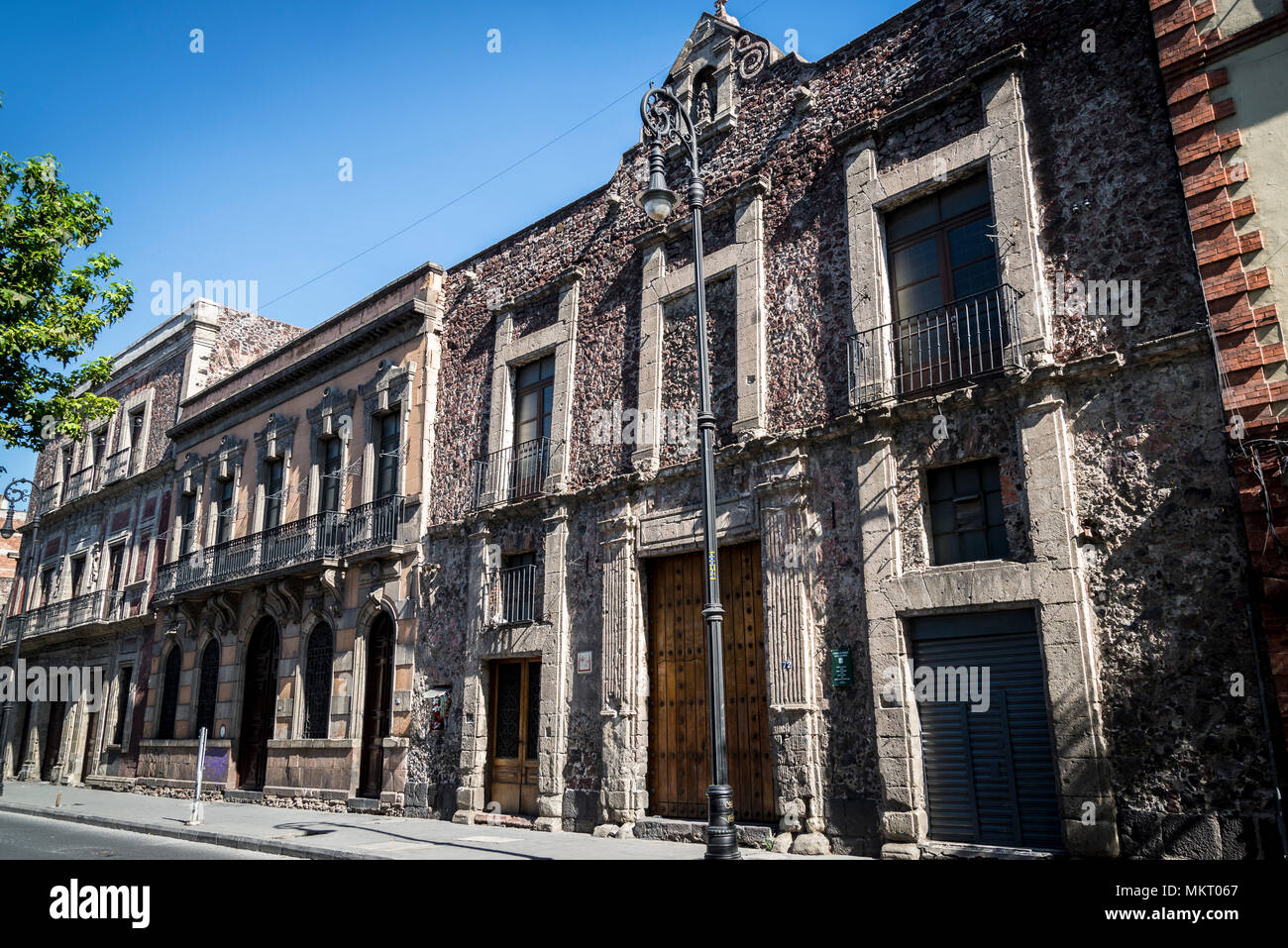 Architettura storica nel centro di Città del Messico, Messico Foto Stock