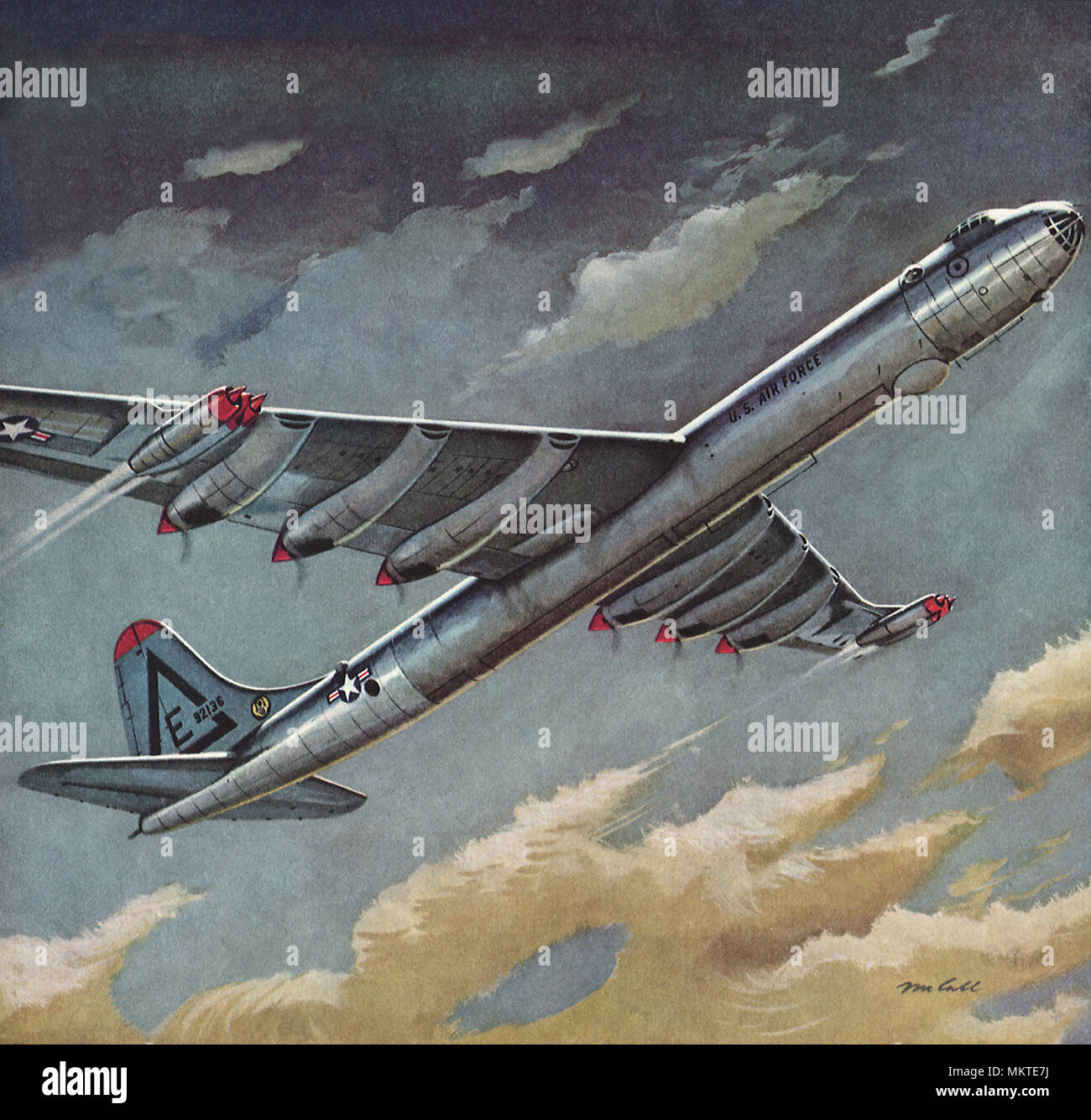 Convair B-36 bombardiere Foto Stock