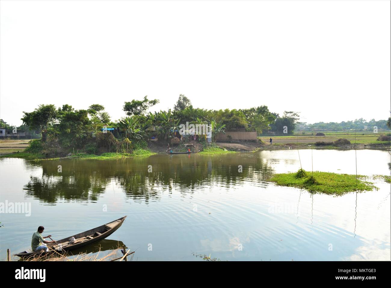 Terre di fiumi Foto Stock
