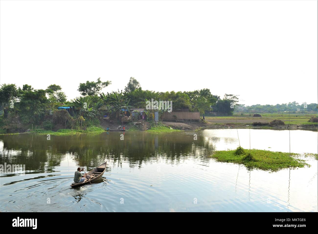 Terre di fiumi Foto Stock