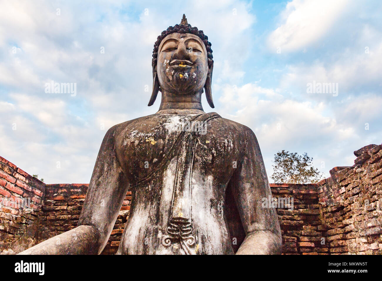 Wat Traphang Ngoen, Sukhothai Historical Park, Thailandia Foto Stock