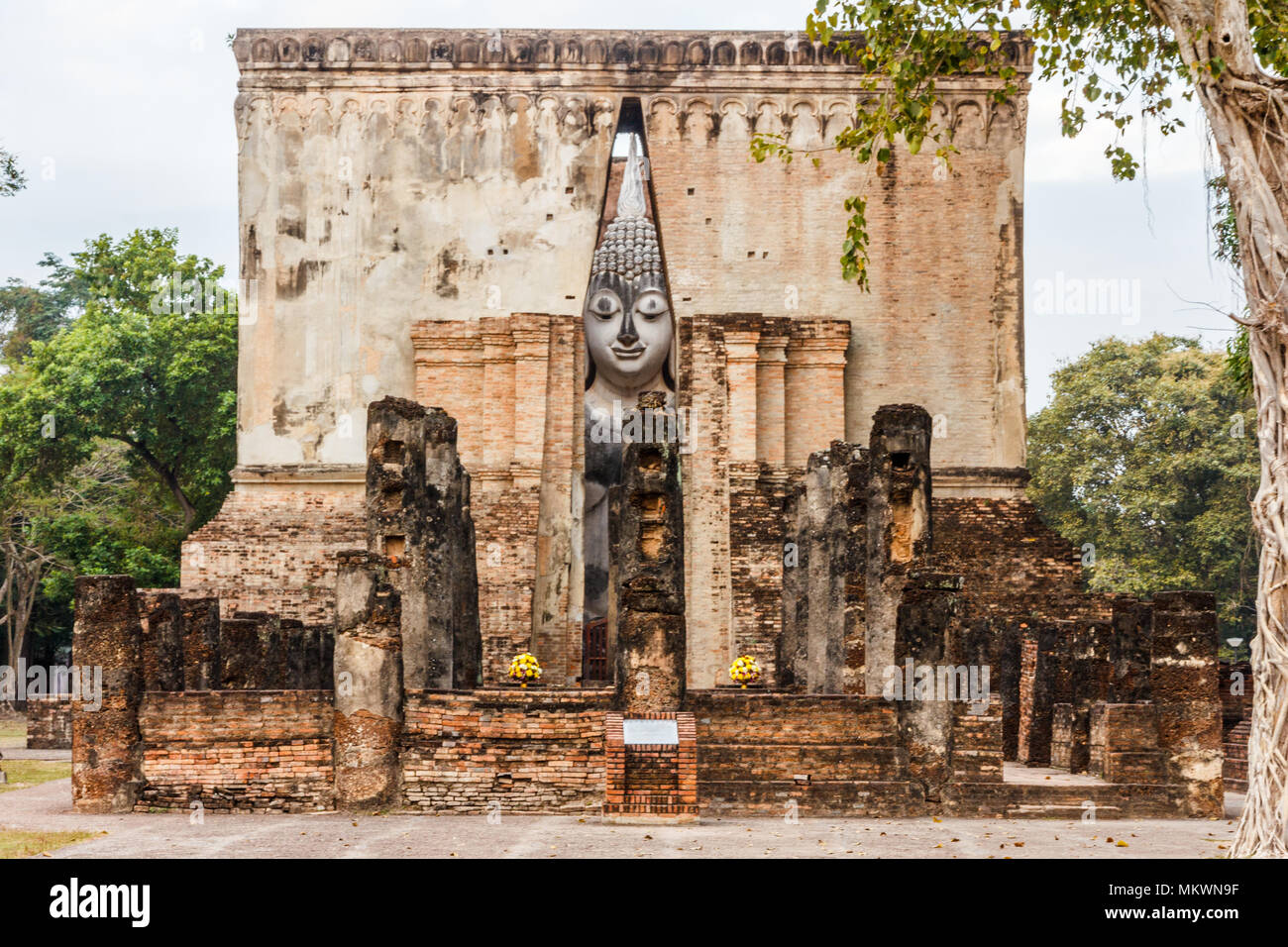 Wat Traphang Ngoen, Sukhothai Historical Park, Thailandia Foto Stock