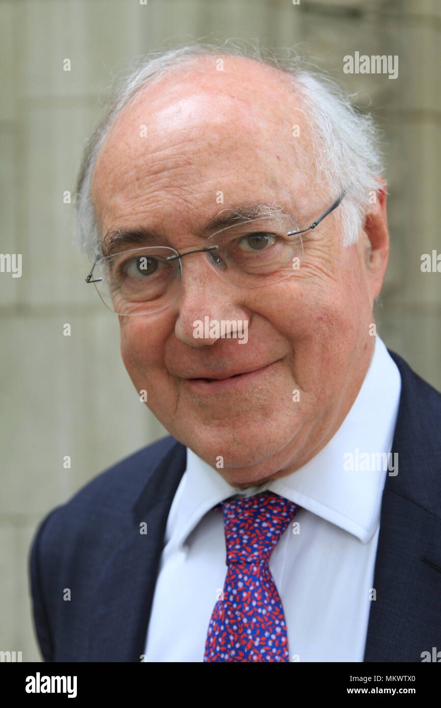 RT. Lord Howard di Lympne, Michael Howard nella foto a Westminster l'8 maggio 2018. Michael Howard. Politica britannica. Politici britannici. MPS. Signori. Peers. Foto/Russell Moore. Foto Stock