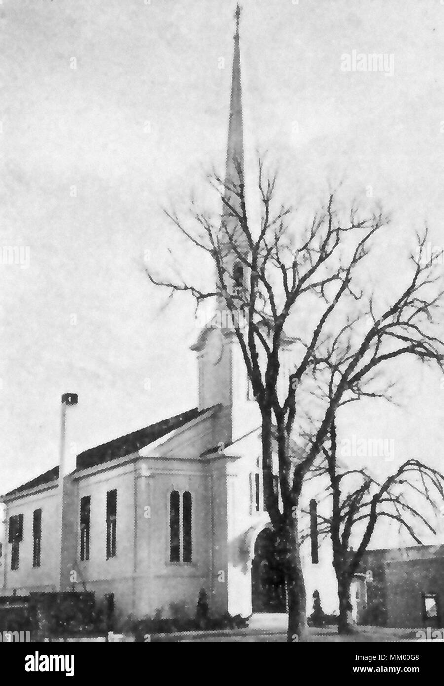 La prima chiesa universalista. Wakefield. 1940 Foto Stock