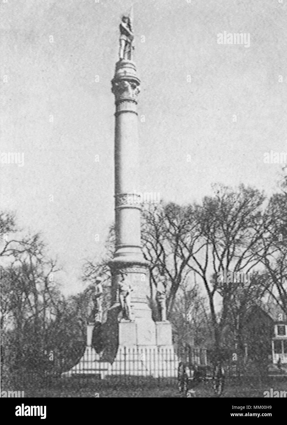 Monumento di soldati. Wakefield. 1940 Foto Stock