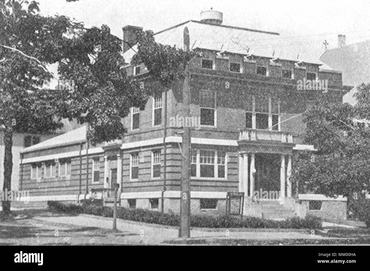 Y.M.A. Edificio. Wakefield. 1940 Foto Stock