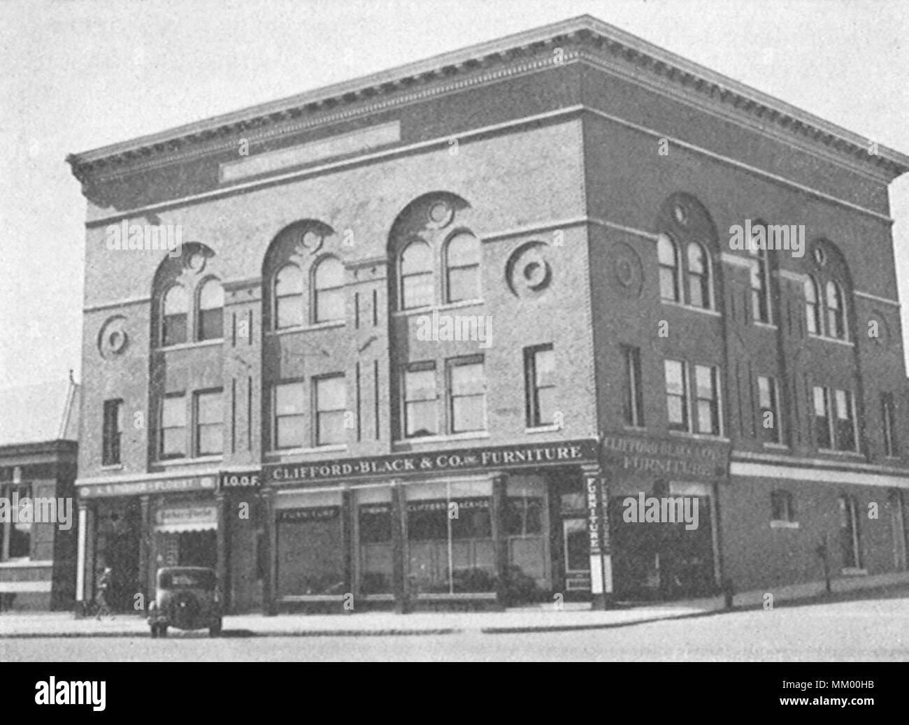 Odd Fellows edificio. Wakefield. 1940 Foto Stock
