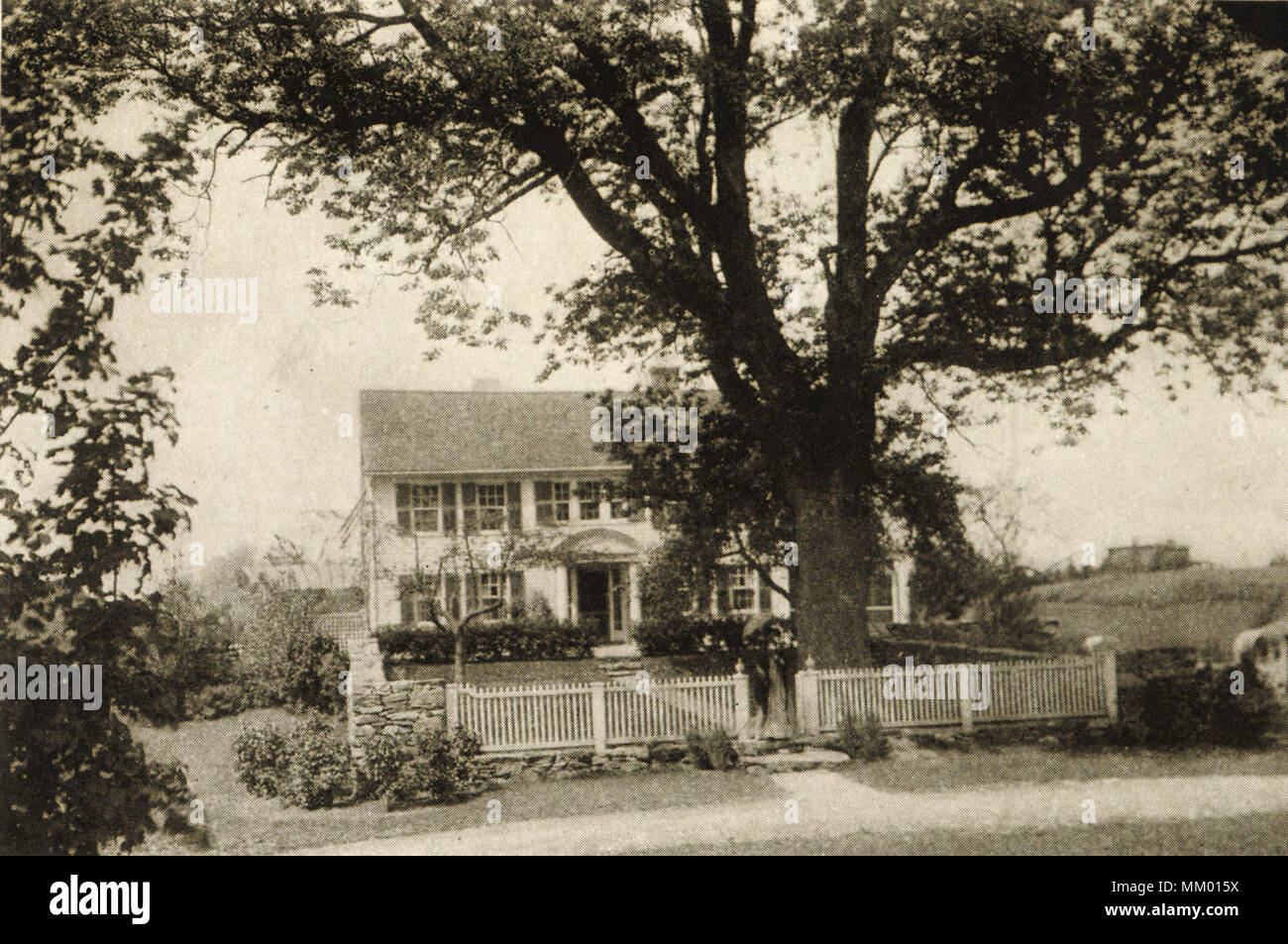 Piccolo Homestead. Shrewsbury. 1920 Foto Stock