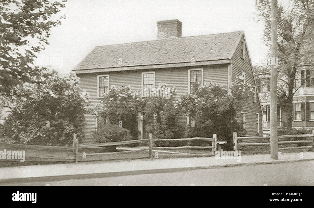 Luogo di nascita di John Adams. Quincy. 1928 Foto Stock