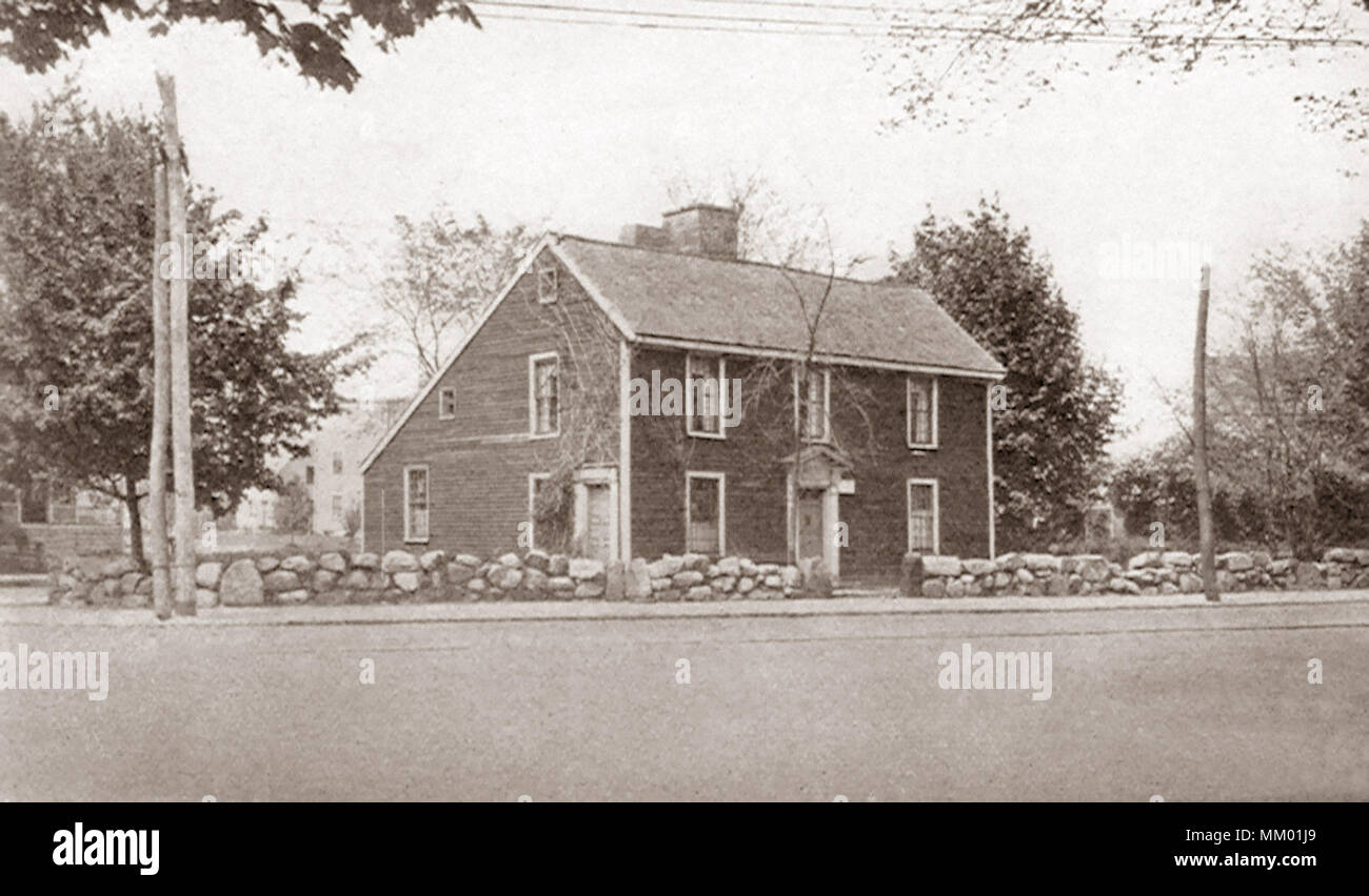 Luogo di nascita di John Quincy Adams. Quincy. 1928 Foto Stock