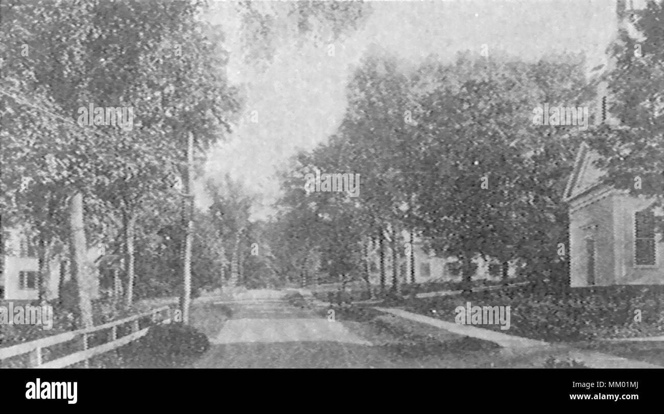 Superiore di Main Street. Becket. 1920 Foto Stock