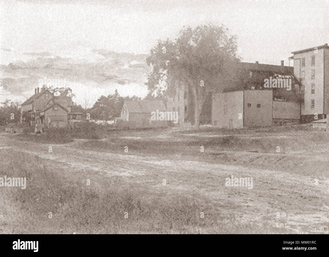 L'estremità meridionale di High Street. Holyoke. 1891 Foto Stock