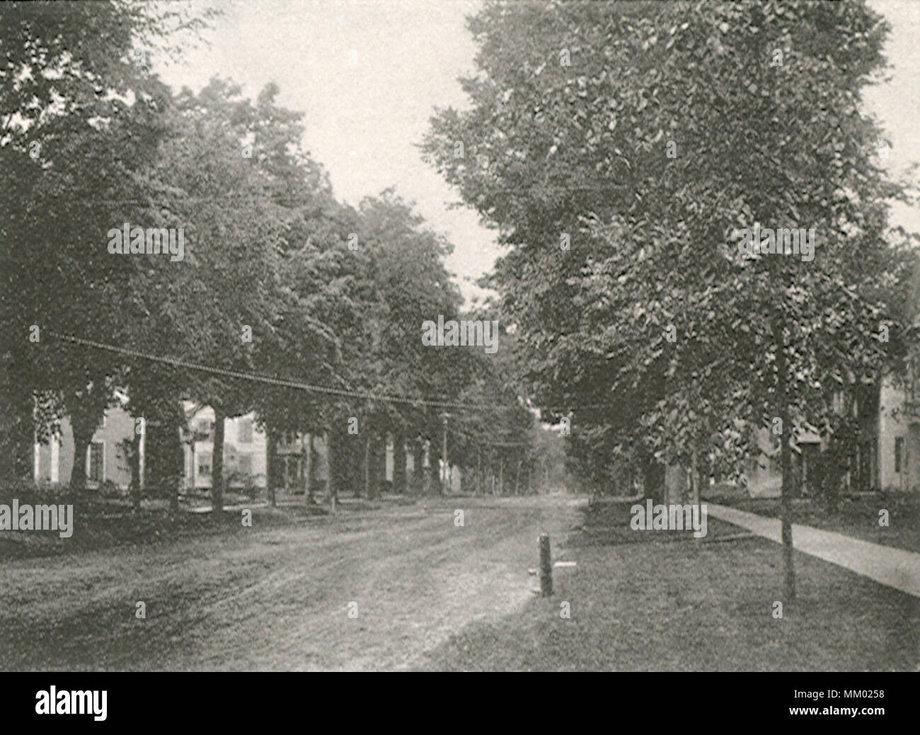 Franklin Street. Westfield. 1891 Foto Stock