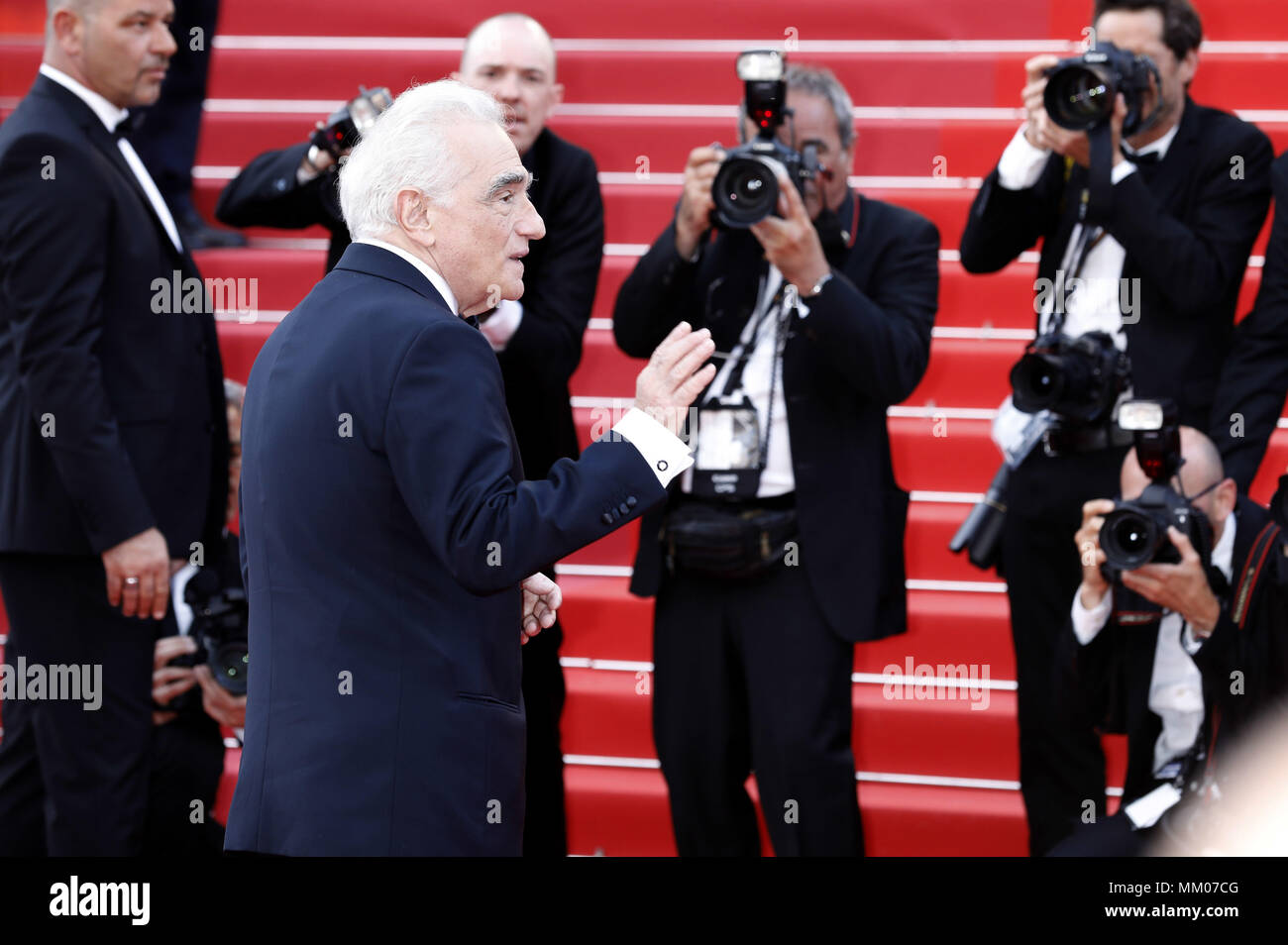 Martin Scorsese frequentando il Gala di apertura con la premiere di " tutti conoscono / Todos Lo Saben" durante la settantunesima Cannes Film Festival presso il Palais des Festivals in maggio 08, 2018 a Cannes, Francia | Verwendung weltweit Foto Stock