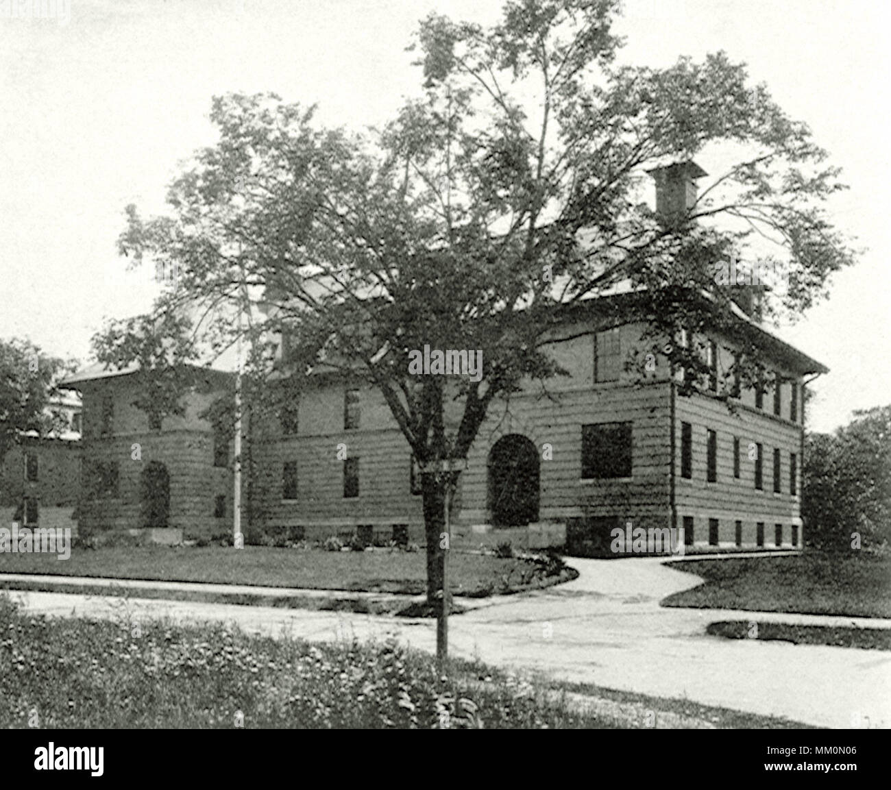 Charles Burr scuola. Auburndale. 1916 Foto Stock