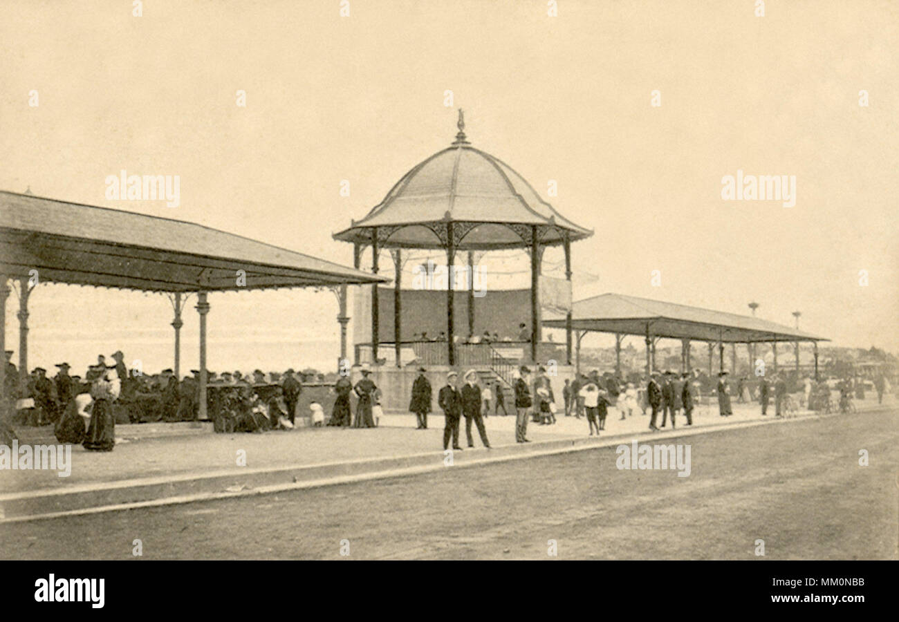 La Band Stand. Revere Beach. 1906 Foto Stock