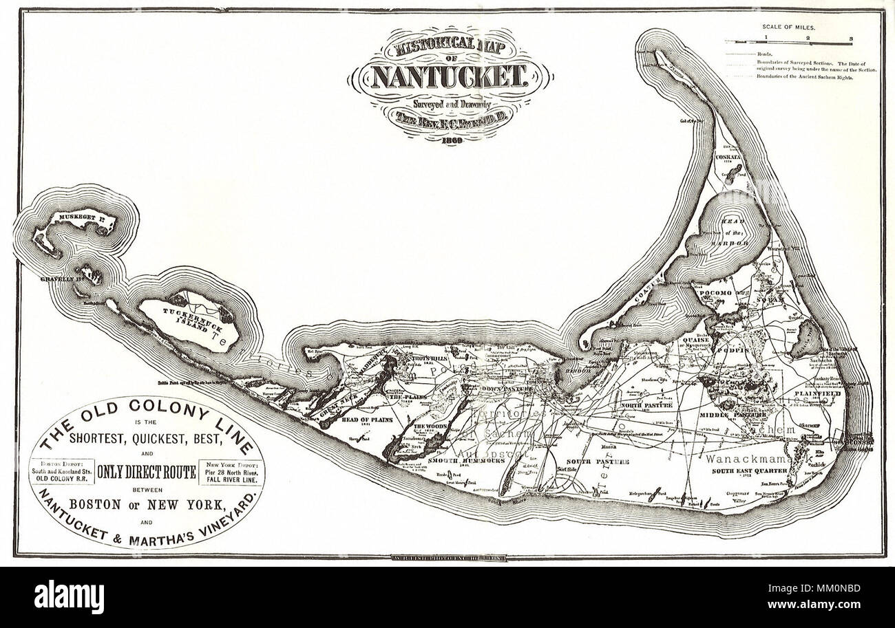Mappa del nantucket immagini e fotografie stock ad alta risoluzione Alamy