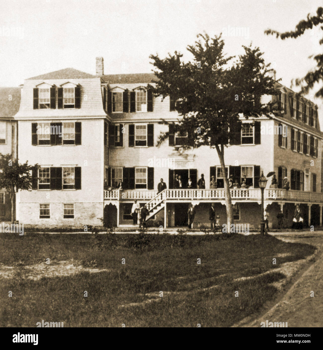Elia alley's Hotel. Nantucket. 1880 Foto Stock