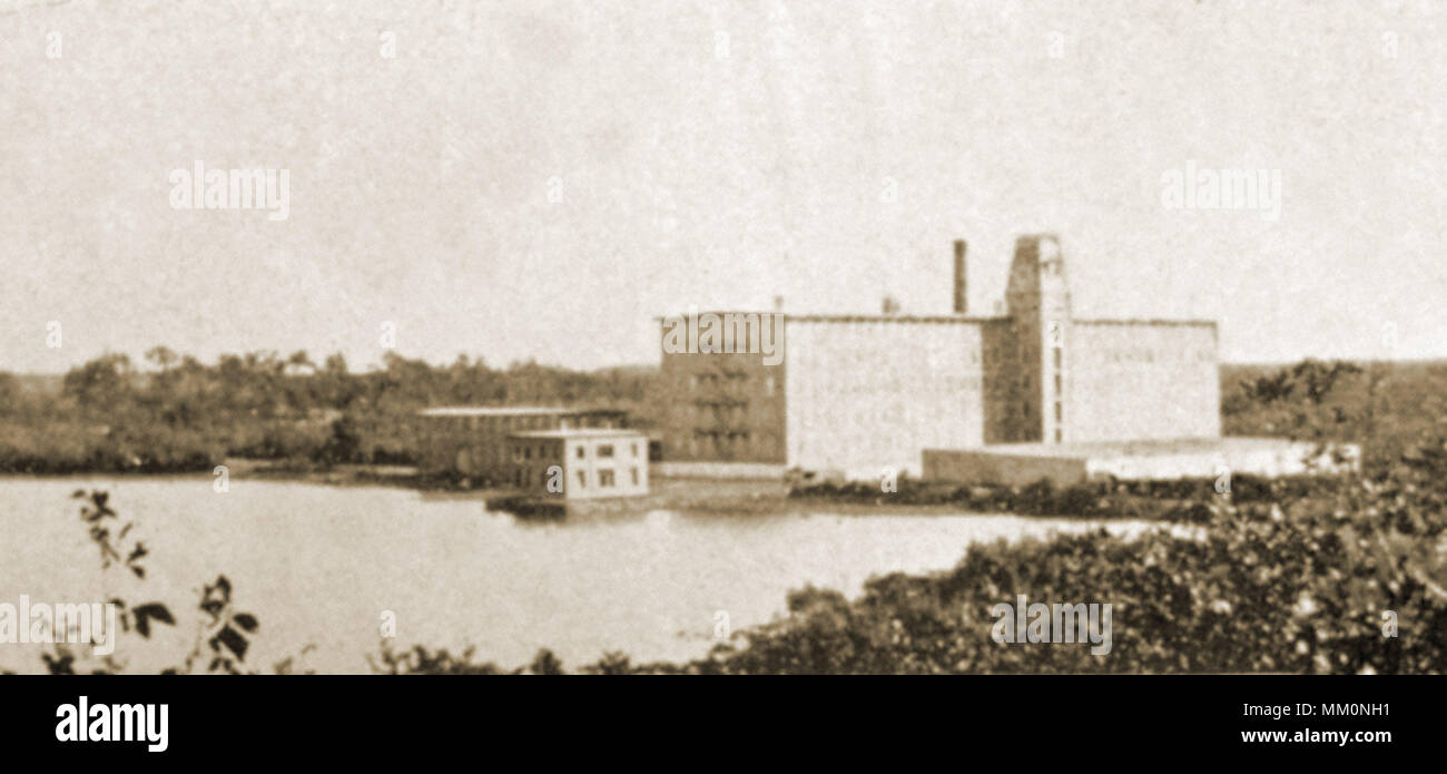 Bourne Mills. Fall River. 1880 Foto Stock