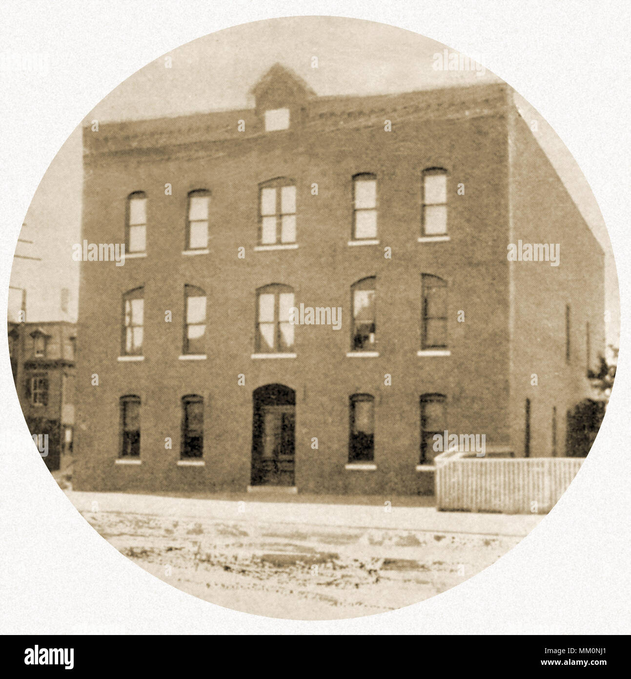 Y.M.P.T. & B. Costruzione della società". Fall River. 1880 Foto Stock