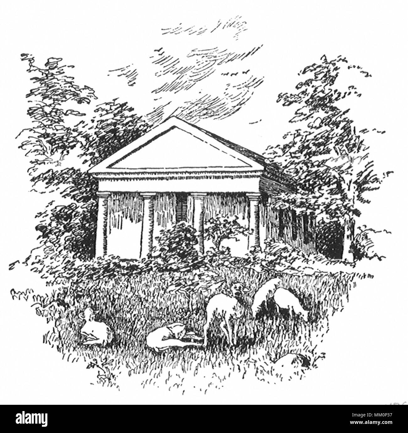 Chilmark chiesa metodista. Chilmark. 1843 Foto Stock