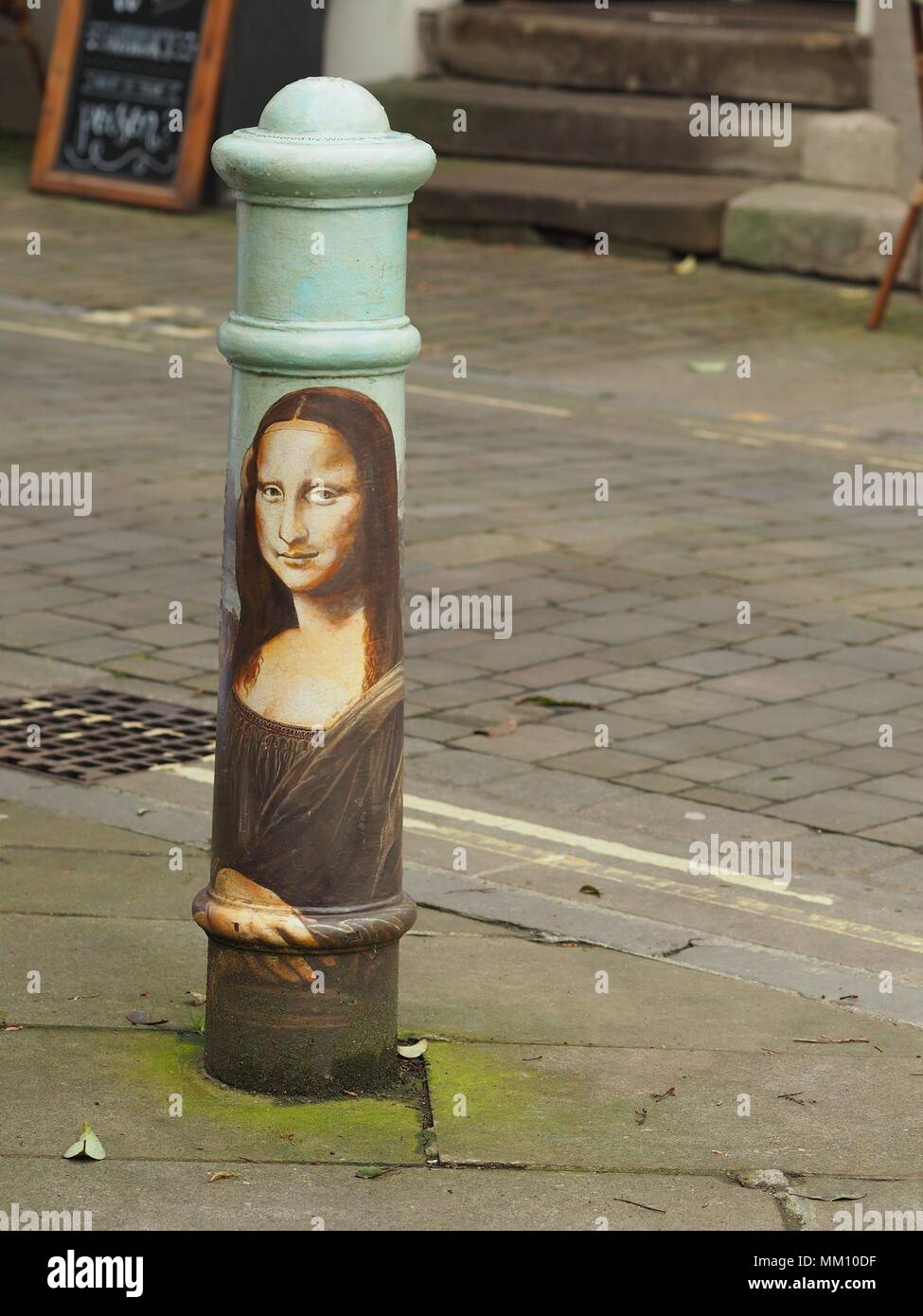 Parcheggio decorato Bitte in Winchester Foto Stock