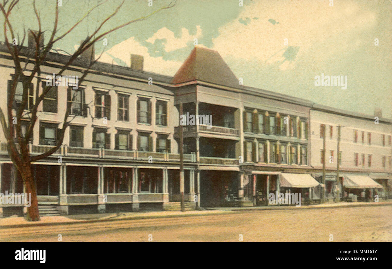 Hotel Miller. Great Barrington. 1907 Foto Stock