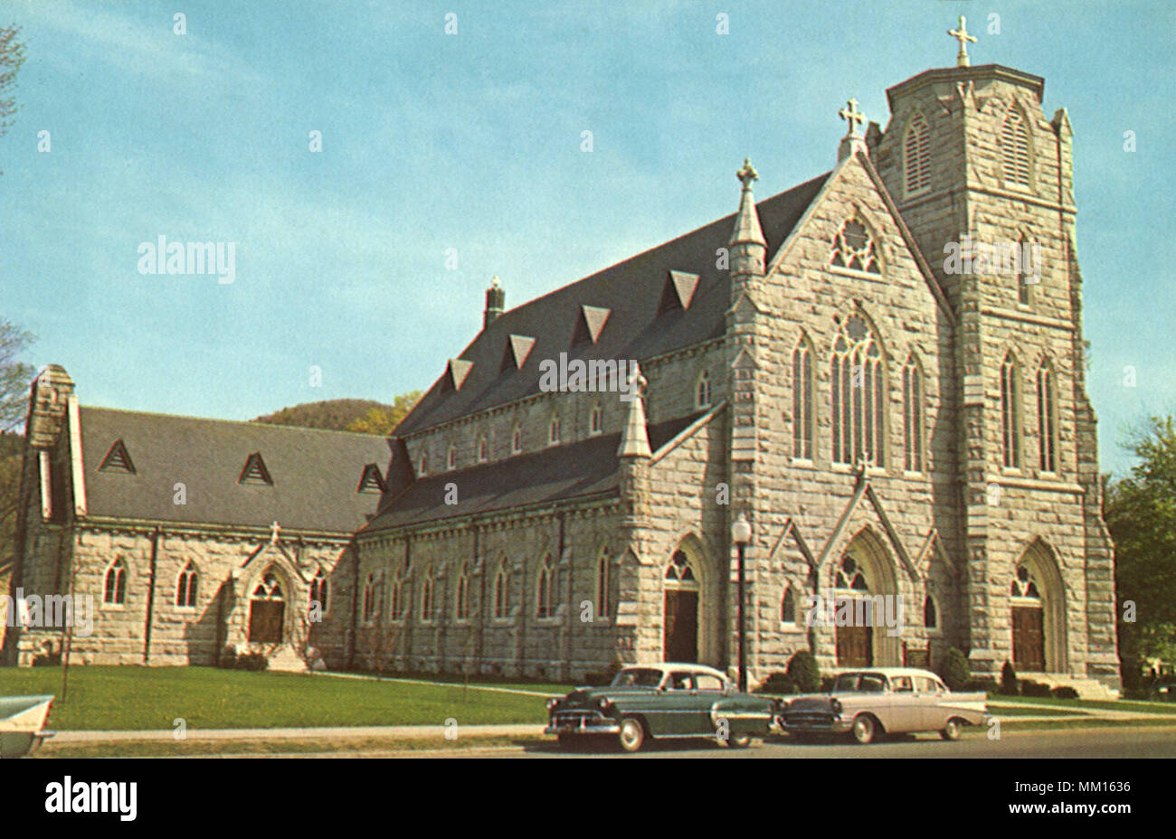 La Chiesa di San Pietro. Great Barrington. 1960 Foto Stock