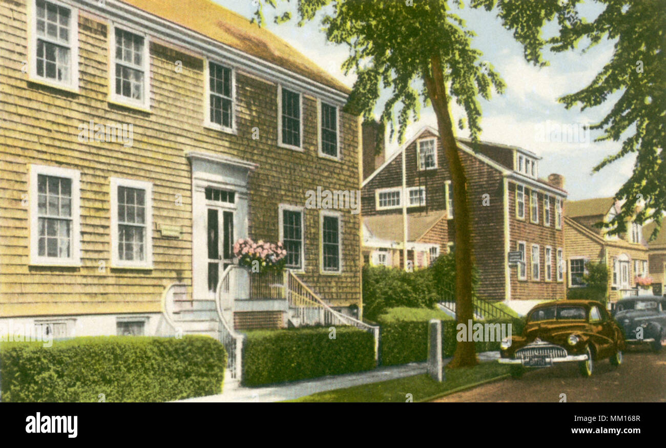 Cottage Hospital. Nantucket. 1945 Foto Stock