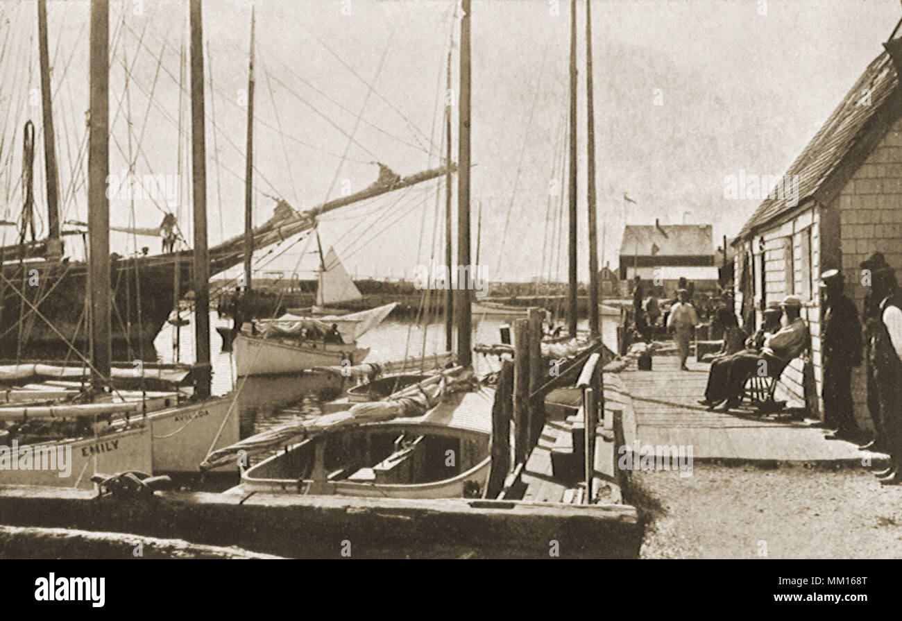 Tra bacini. Nantucket. 1905 Foto Stock