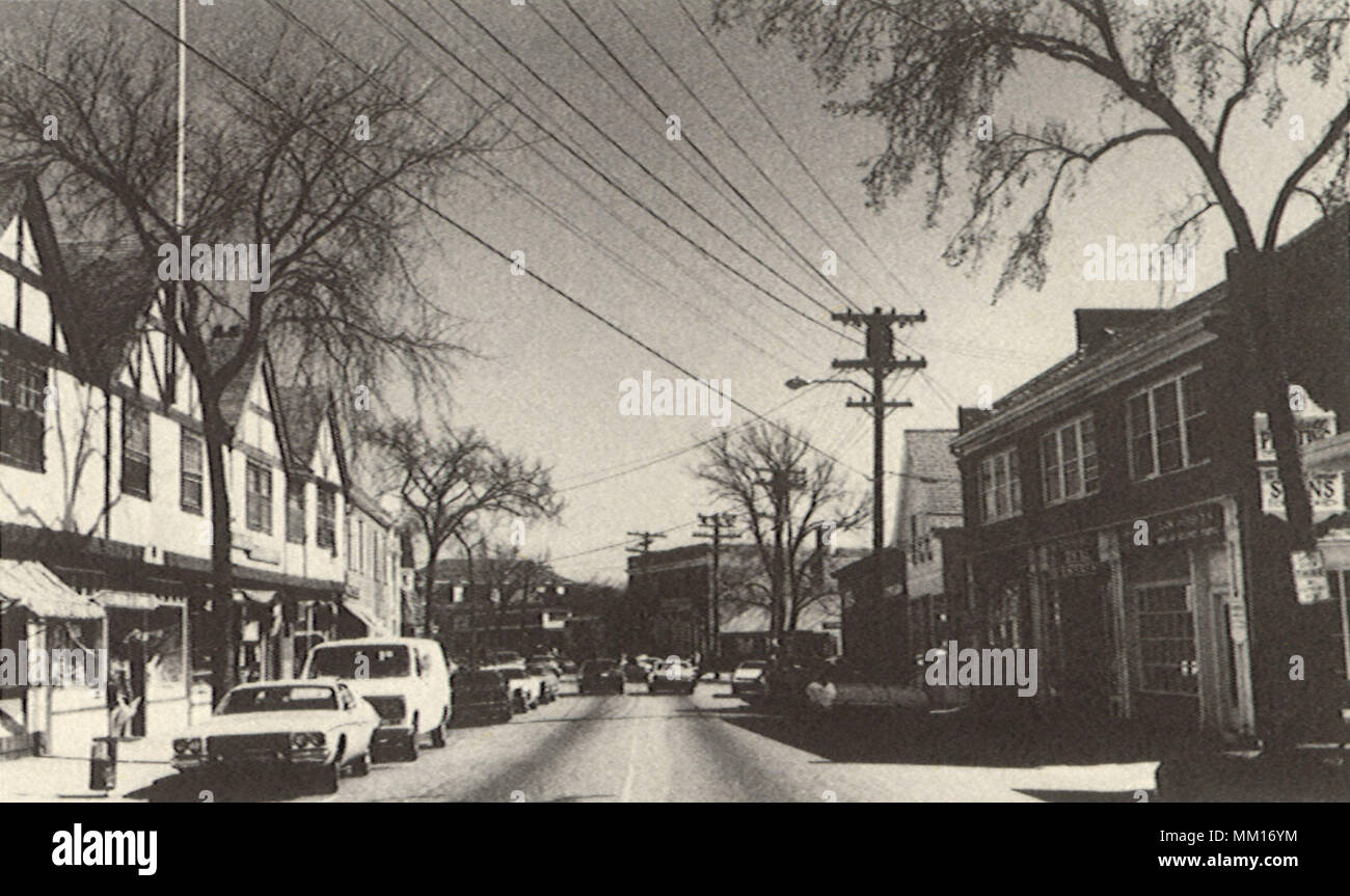 Main Street. Falmouth. 1976 Foto Stock