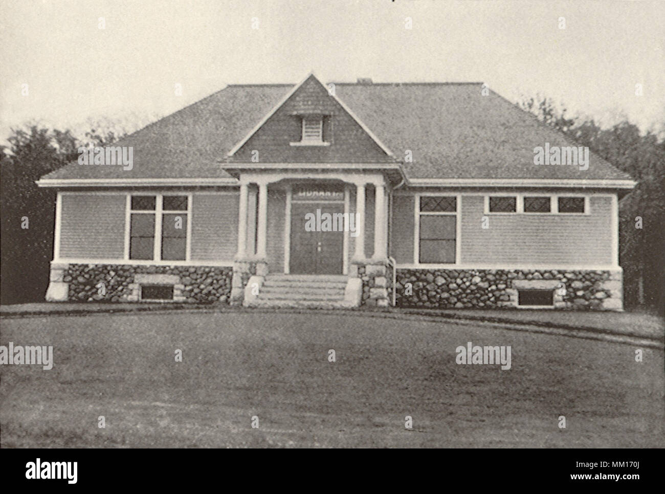 West Falmouth Library. West Falmouth. 1896 Foto Stock