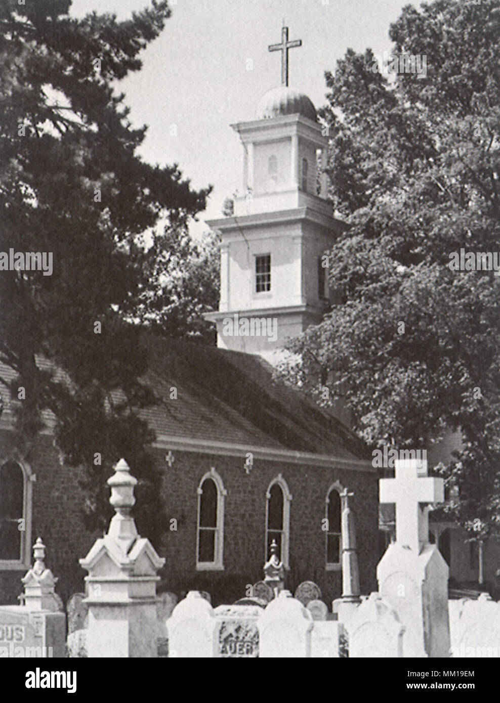 Sant Ignazio Chiesa, Hickory. Harford County. 1967 Foto Stock