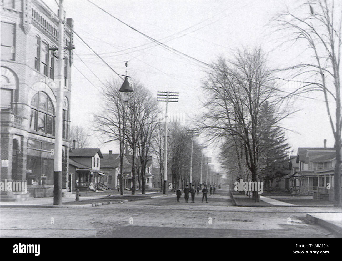 South Main Street. Clyde. 1910 Foto Stock