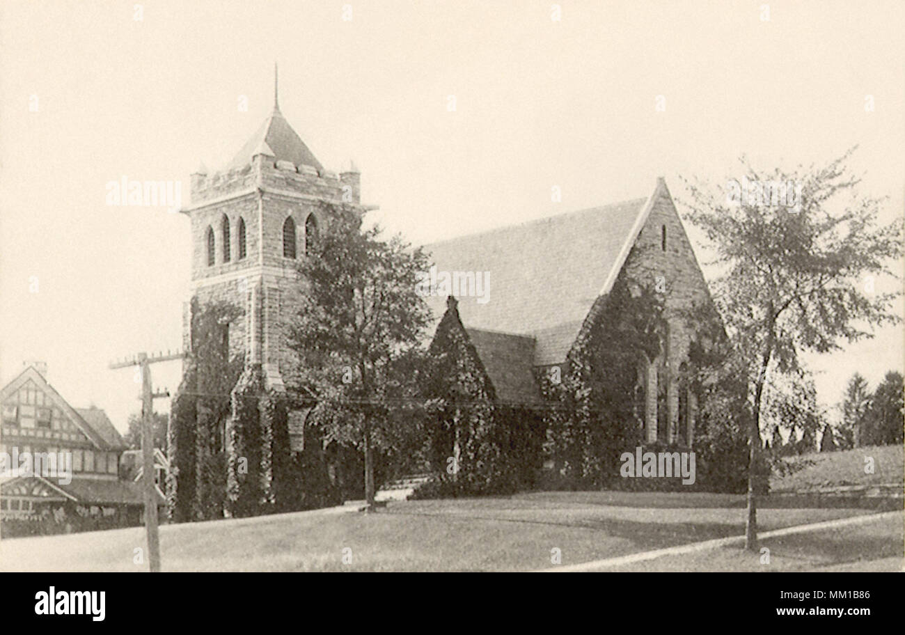 Tutti i Santi della Chiesa Memoriale. New Milford. 1910 Foto Stock