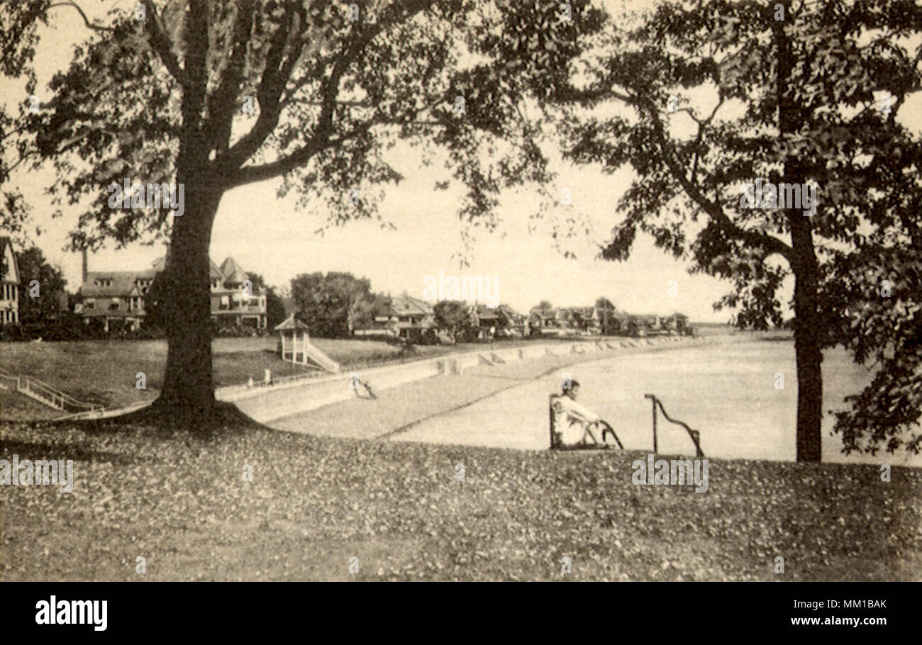 Vista del lungomare. Il frutteto di pino. 1935 Foto Stock