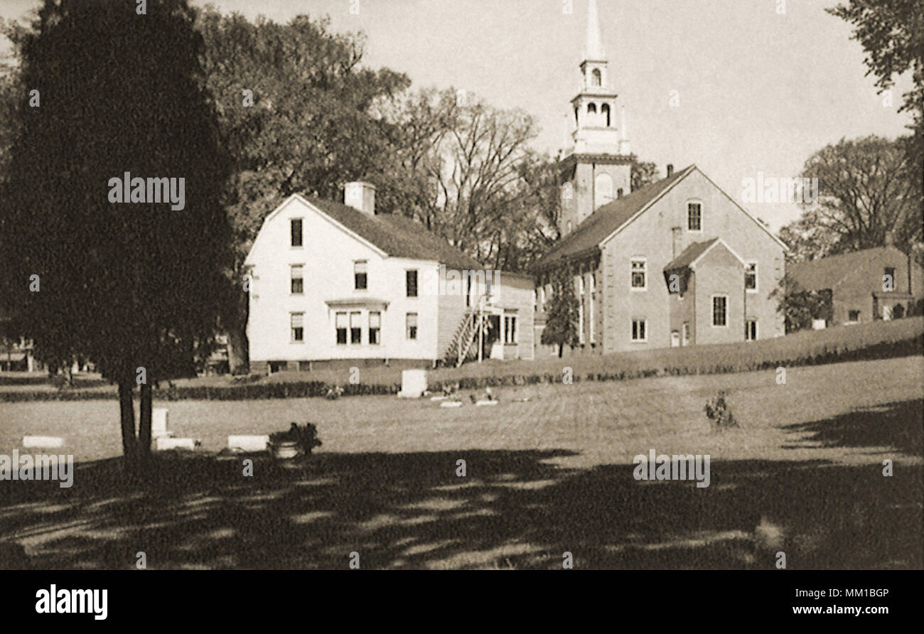 Chiesa congregazionale. Wethersfield. 1935 Foto Stock