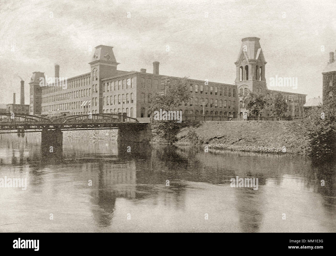 Whitmore Manufacturing Co. Holyoke. 1891 Foto Stock