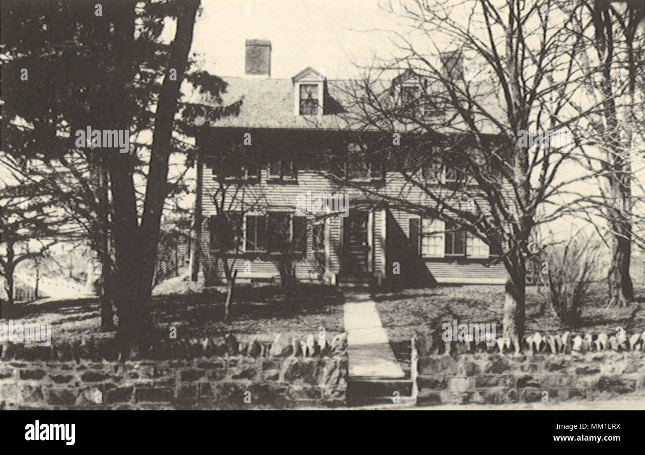 Il rev. Joseph Emerson Residence. Malden. 1800 Foto Stock