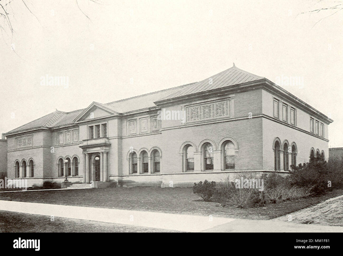 Storia naturale & Art Museum. Pittsfield. 1910 Foto Stock
