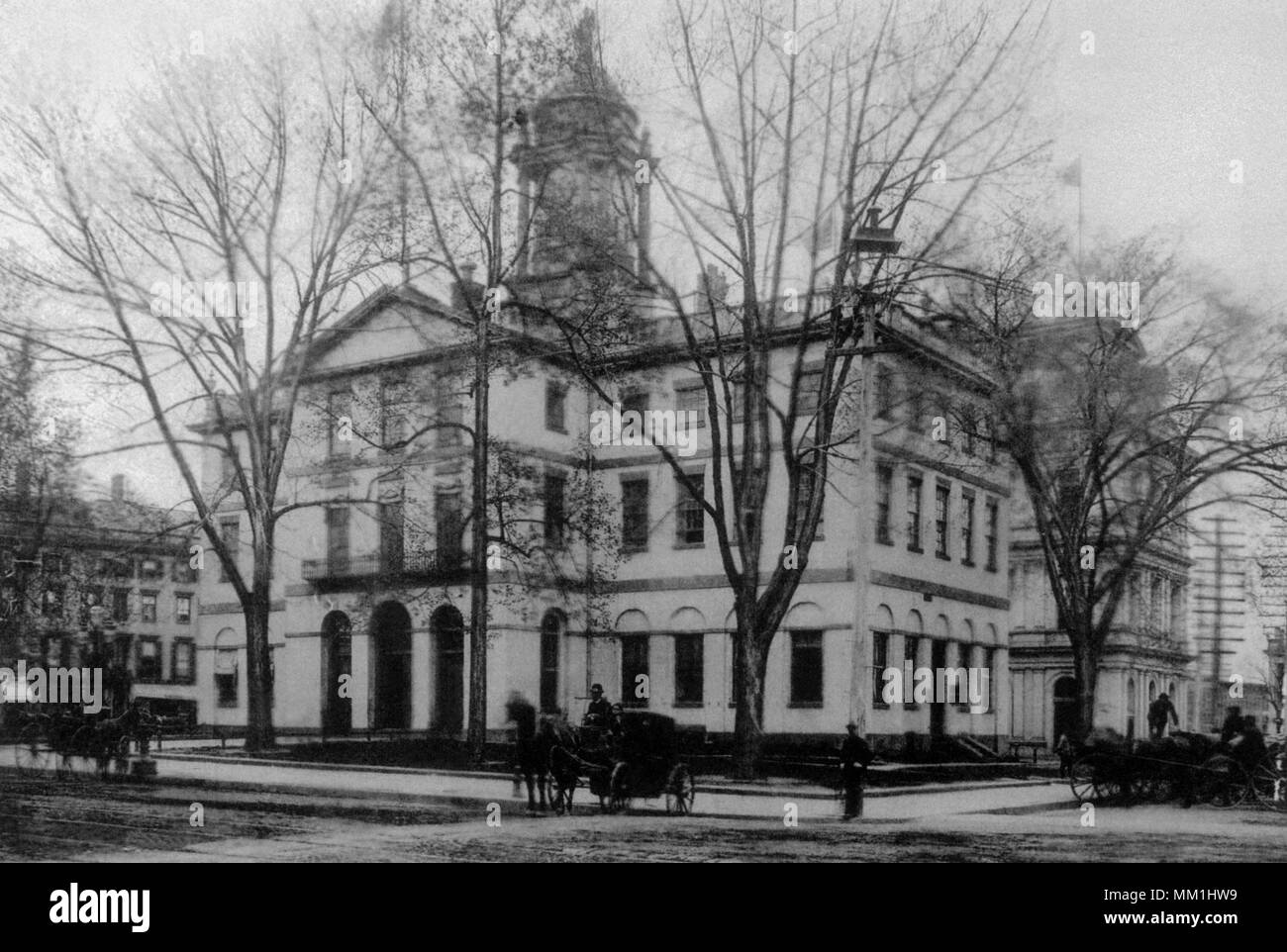 Il municipio. (Old State House). Hartford. 1893 Foto Stock