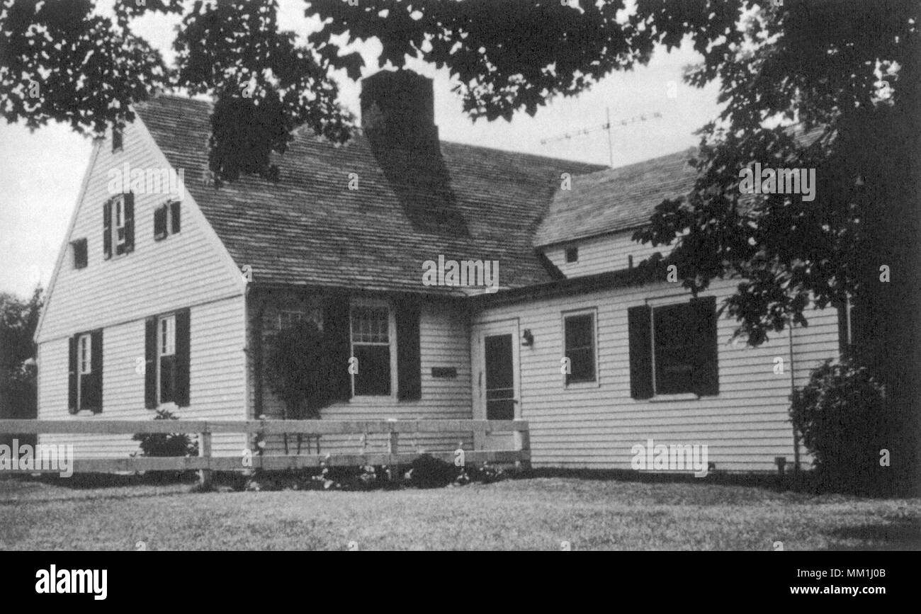Blakeslee casa su Bassett Road. North Haven. 1900 Foto Stock
