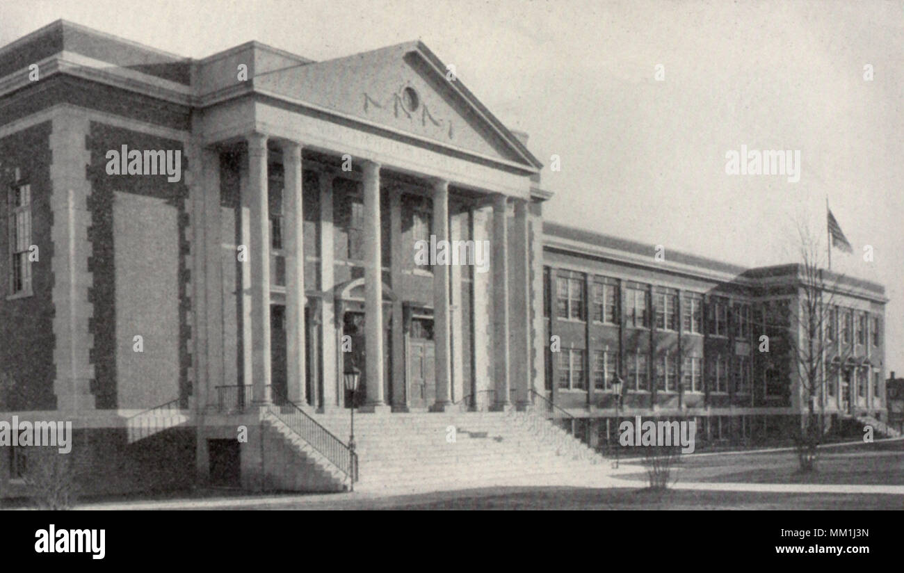 William H. Hall High School. West Hartford. 1930 Foto Stock