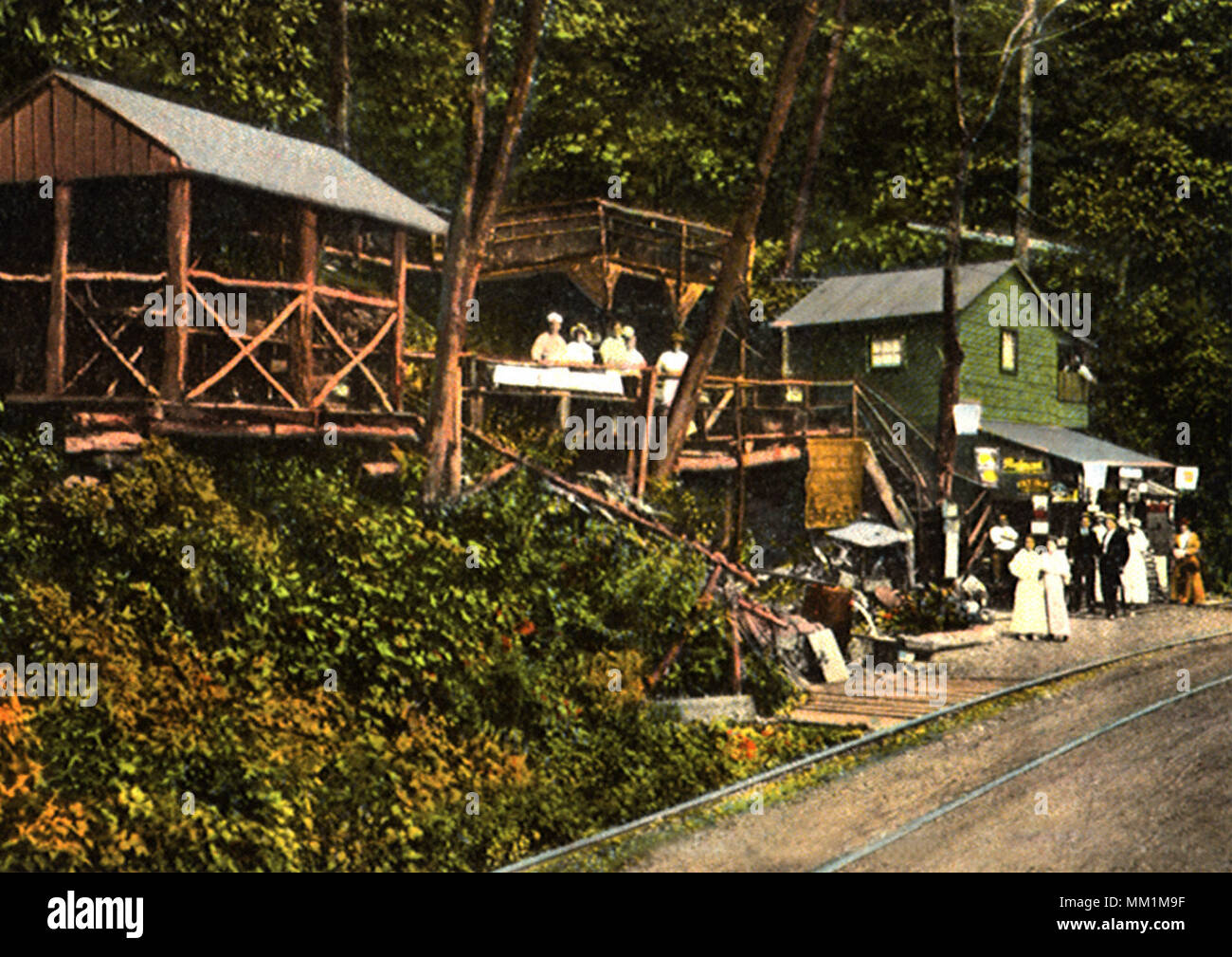 Childs Arbor. Delaware Water Gap. !Monroe . 1920 Foto Stock