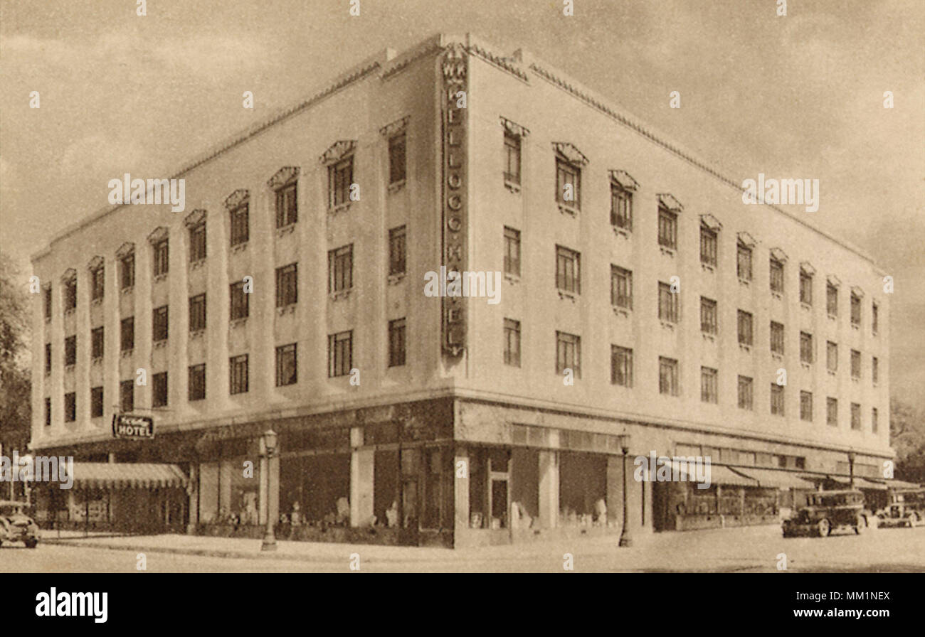 W. K. Kellogg Hotel. Battle Creek. 1933 Foto Stock