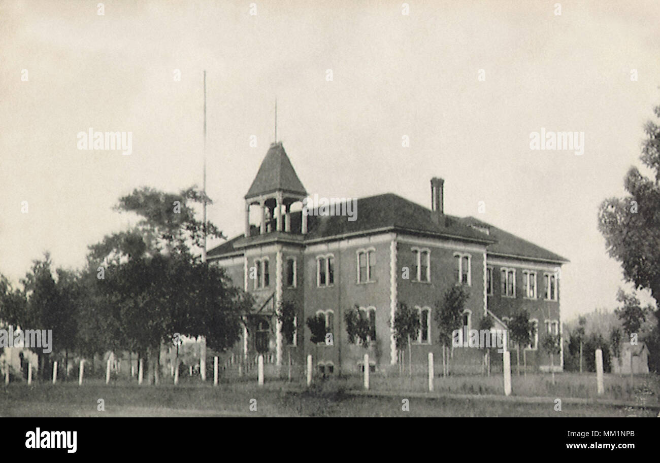 Scuola di alta. A est del Giordano. 1903 Foto Stock