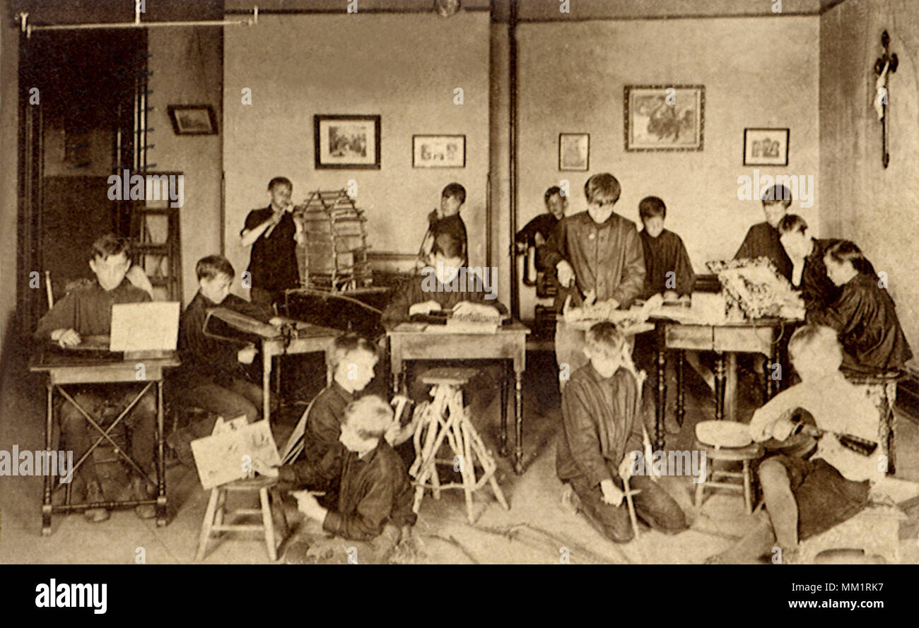 San Aemilian orfani dell'asilo. San Francesco. 1912 Foto Stock