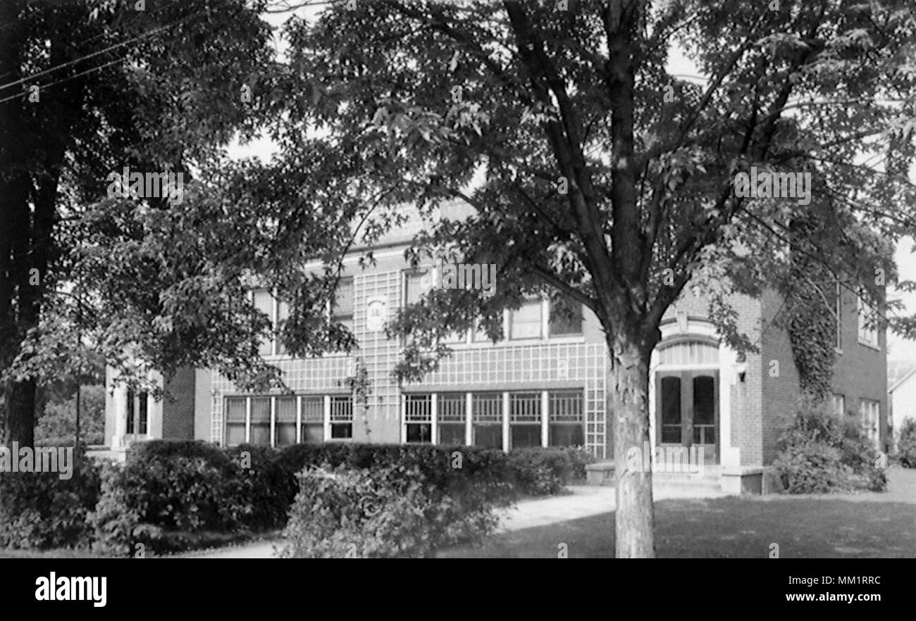 La Contea di Waushara Teachers College. Wautoma. 1930 Foto Stock