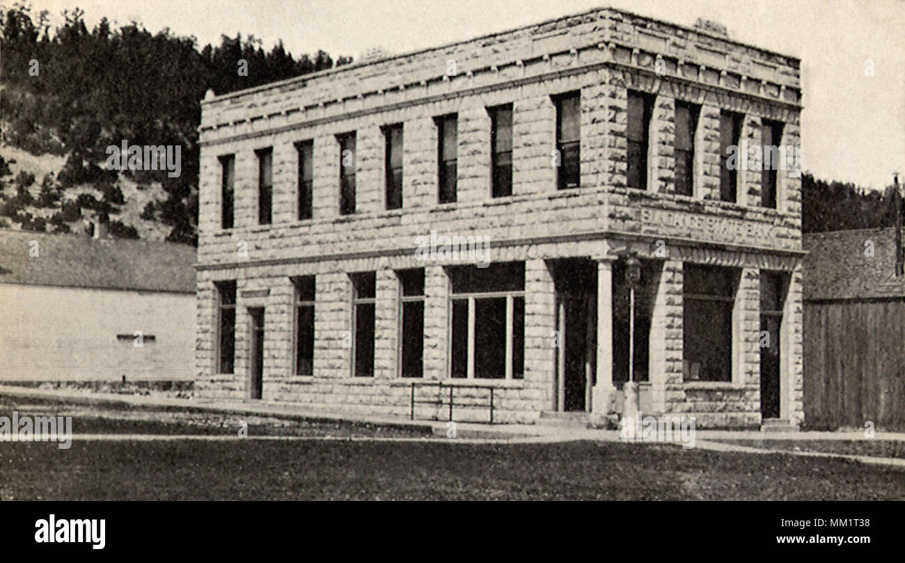 Sundance banca statale. Sundance. 1910 Foto Stock